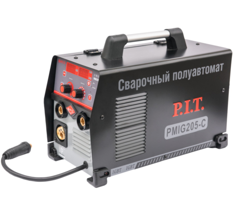 Сварочный аппарат полуавтомат P.I.T. PMIG 205-C1(205A,ПВ-60,ММА 1.6-4мм,5.8кВт, MIG 0.8-1мм) фото 1